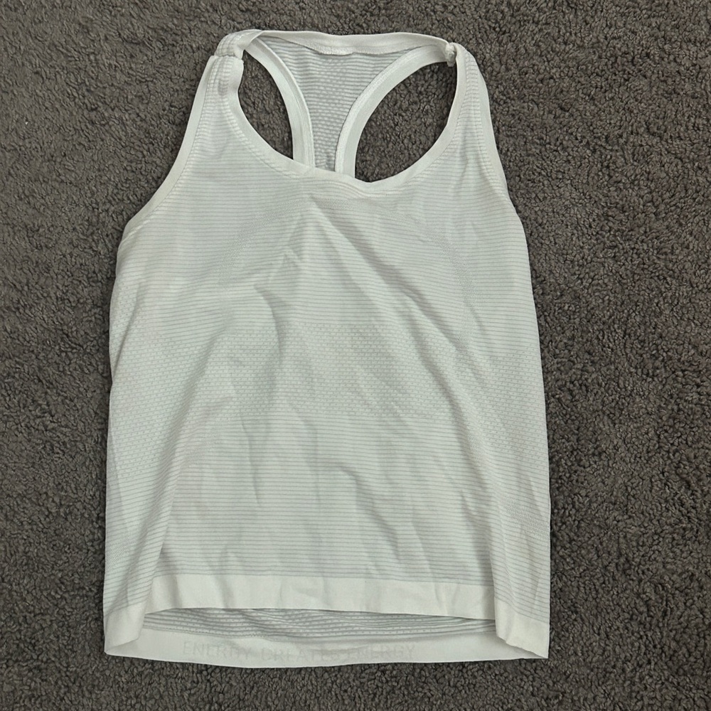 Lululemon swiftly tech relaxed tank white